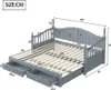 Sweiko Schlafsofa Aus Massivholz 90/180x190 cm,  mit Produktbild-Vorschau 3