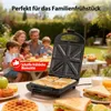 Taylor Swoden 3-in-1-Sandwichmaker, Waffeleisen Backblech Produktbild-Vorschau 3