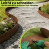 Ikodm Rasenkante 15 cm x 15 m Trennrand Beet Zaun Flexibel Produktbild-Vorschau 4