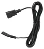 IEC320 C14 auf C7 Netzkabel 10 A 250 V 2500 W männlich Produktbild-Vorschau 2
