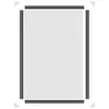 vidaXL Magnetyczna moskitiera do okien biała 80x120 cm Podgląd zdjęcia produktu 11