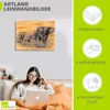ARTland Leinwandbild Steppenelefanten Größe: 80x60 cm Produktbild-Vorschau 3