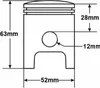 Zipp Axis 100Cc 52Mm Yamaha Komplett Hw-Zylinder Produktbild-Vorschau 9