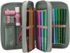 An open pencil case filled with art supplies. Anteprima dell’immagine prodotto