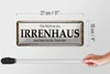 Blechschild Welt ist Irrenhaus hier ist Zentrale, 27x10 cm, Produktbild-Vorschau 6