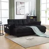 LVHOM Chaiselounge 2er Set mit USB&Becherhälter, 2 Sitzer Produktbild-Vorschau 2
