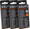 Three boxes of Krups cleaning tablets for espresso machines, displayed in a studio setting. Produktbild-Vorschau