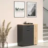 CALICOSY - Buffet haut 2 portes et 1 tiroir L80 cm - Voir les images du produit 2