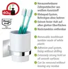 WENKO Turbo-Loc® Zahnputzbecher Quadro, Wandhalter ohne Produktbild-Vorschau 3