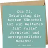 Mr. & Mrs. Panda Grußkarte Spruch 21. Geburtstag - Produktbild-Vorschau 1