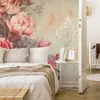 Muralo netkaná tapeta BLUMEN listy rostliny příroda vintage Náhled obrázku produktu 6