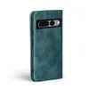 A teal flip case for a Google Pixel 7 Pro phone is shown against a white background. Produktbild-Vorschau