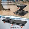 AREBOS 2v1 montážna valčeková doska a valčekové sedadlo | Náhľad obrázku produktu 4