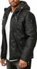 Red Bridge Herren Kunst- Lederjacke Kunstleder Bikerjacke Produktbild-Vorschau 4