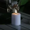 LED Mini Kerze/Grabkerze - H: 10cm/D: 6,1cm - Timer/Sensor Produktbild-Vorschau 4