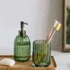 Andrea Seifenspender grün Glas 17 cm Produktbild-Vorschau 2