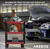 AREBOS servisní vozík 3 přihrádky červený/černý | 18dílná Náhled obrázku produktu 9
