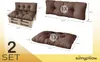 sunnypillow Palettenkissen für Palettenmöbel - 2er Set - Produktbild-Vorschau 2