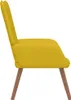 vidaXL Poltrona relax in velluto giallo senape Anteprima dell’immagine prodotto 4