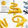 A collage of 3D printed dragon figures in various colors, with text indicating color options. Produktbild-Vorschau