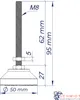 SCHMIDT systemprofile 4x Stellfuß M8 Fuß Standfuß Produktbild-Vorschau 5