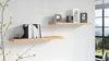 Eichenholz Regal aus Massivholz, 120x15x3 cm, Wandmontage, Produktbild-Vorschau 3
