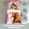 Pferde Bettwäsche Set 2-teilig aus 100% Baumwolle - Produktbild-Vorschau 3
