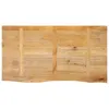 vidaXL Plateau de table avec bord d'arbre 110x60x2,5 cm Voir les images du produit 4