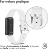 imoshion Bracelet en silicone pour Fitbit Luxe - Blanc Voir les images du produit 4