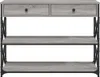 vidaXL Konzolový stolek Grey Sonoma 100x28x75 cm Dřevěné Náhled obrázku produktu 6