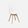 Set da pranzo tondo e 2 sedie, 80cm , Bianco Anteprima dell’immagine prodotto 3