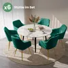 6er Set Polsterstühle mit quadratischen Ziernähten LUXANO Produktbild-Vorschau 10