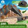 ELONEO Wurfzelt Pop Up Zelt wasserdicht Campingzelt Produktbild-Vorschau 4