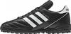 A black Adidas Kaiser 5 Team TF soccer shoe with white stripes. Produktbild-Vorschau