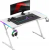 Huzaro Hero 2.5 White RGB gaming desk Anteprima dell’immagine prodotto 3