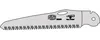 Ersatzsägeblatt 602/3 Blatt-L.160mm FELCO Produktbild-Vorschau 2