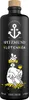 A black bottle of Spitzmund Klötenköm Eierlikör with a cartoon chicken hatching from an egg. Produktbild-Vorschau