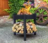 Vuurkorf "MONTANA", 80 cm hoog - van natuurlijk staal Productafbeelding-voorbeeld 29