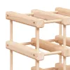 Portabottiglie per 72 bottiglie 90,5x23x90,5 cm in legno di Anteprima dell’immagine prodotto 5