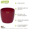 Keramik Hydro Blumentopf Venus 22/19 weinrot Ø 25,0 cm H Produktbild-Vorschau 3
