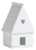 Portacandele in Porcellana Casa di Pan di Zenzero Cuore Anteprima dell’immagine prodotto 1
