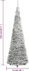 vidaXL Pop-Up vianočný stromček umelý sneh 200 LED 210 cm Náhľad obrázku produktu 7