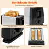 OZAVO Toaster 2-Scheiben-Toaster mit 6 Stufen und Produktbild-Vorschau 4
