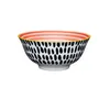 Keramik Stoneware Bowl, Schale, Schüssel 15,7 cm Red Swirl Produktbild-Vorschau 1