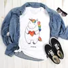 Mr. & Mrs. Panda T-Shirt Einhorn Herz - Weiß - Geschenk, Produktbild-Vorschau 2