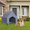 LZQ Outdoor Hundeliege überdacht, 130x85x113 cm, Produktbild-Vorschau 12