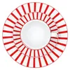 18szt serwis kawowy Split czerwone paski porcelana 6 os. Podgląd zdjęcia produktu 3