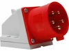 Kopp 171900000 CEE Wandstecker, 5-polig, 32 A, 400 V, rot Produktbild-Vorschau 2