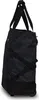A side view of a black rolling shopping bag with a diamond pattern. Náhľad obrázku produktu