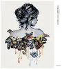 Diamondi - Diamond painting - SCHMETTERLINGSFRAU, 40X50 cm, Produktbild-Vorschau 3